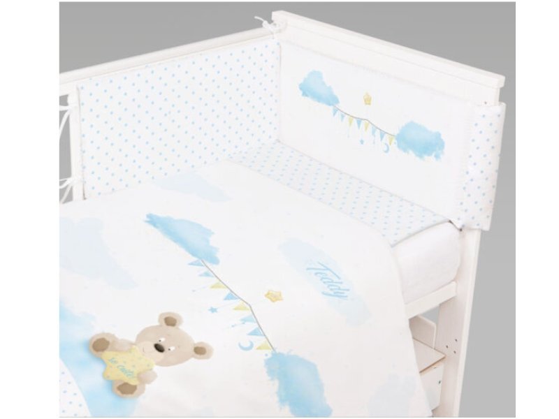 Klups Lenjerie pat 3 piese Teddy Blue K070