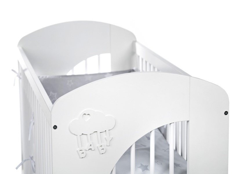 Klups Mobilier camera copii si bebelusi Nel Cloud Alb