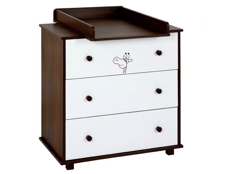 Klups Mobilier camera copii si bebelusi Safari Giraffe Wenge 2
