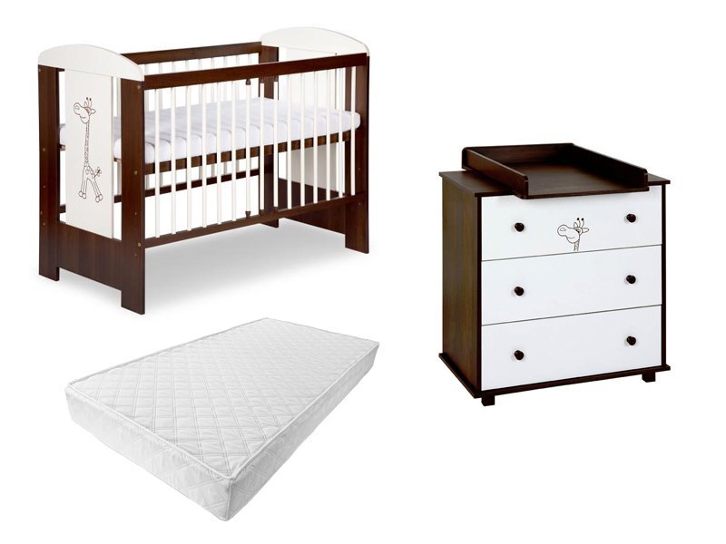 Klups Mobilier camera copii si bebelusi Safari Giraffe Wenge 2