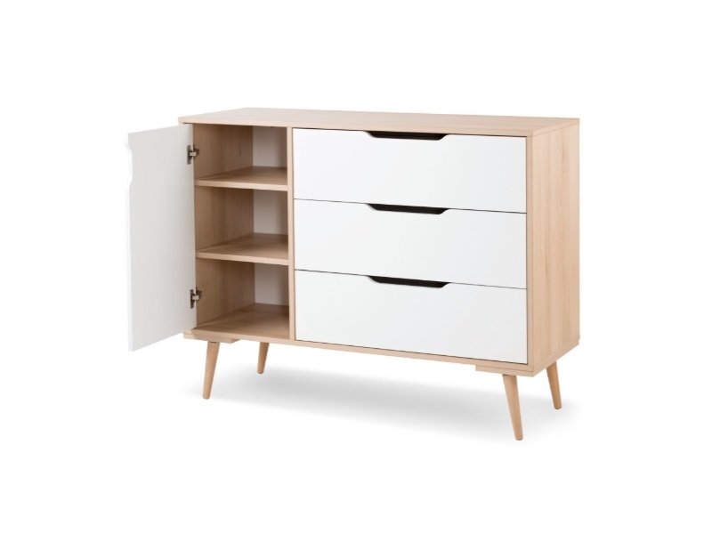 Klups Mobilier camera copii si bebelusi Sofie alb natur