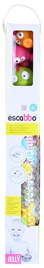 KNORR TOYS Set de baie 4 piese include covoras de baie din PVC 69x39 cm si 3 jucarii lumea subacvatica 6 luni+