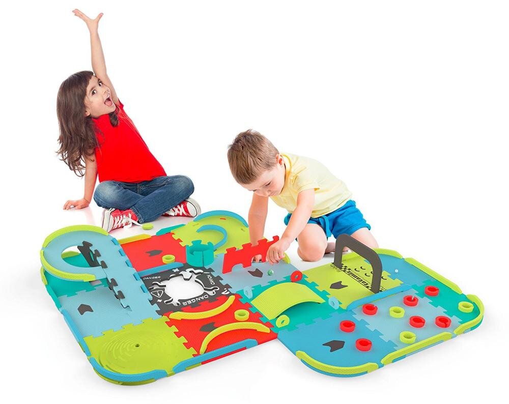 KNORRTOYS Covor puzzle din spuma Ralley Biz 87 piese