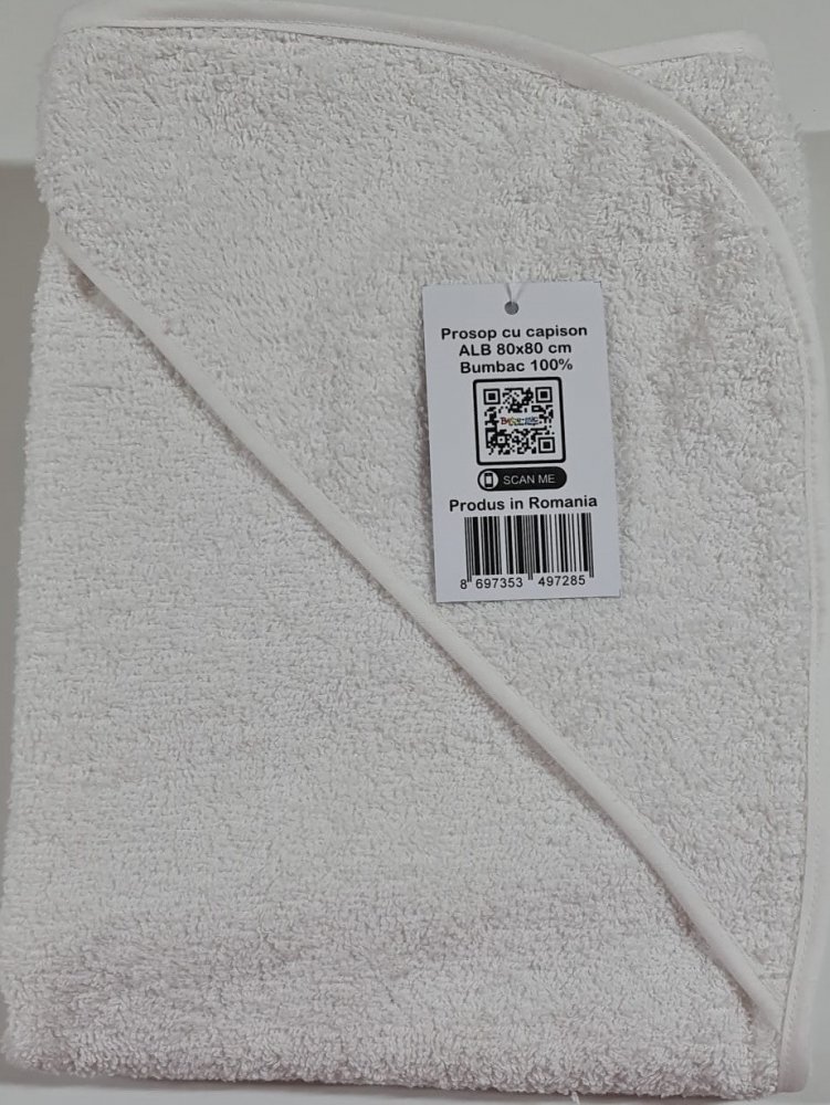 Kreis Design Prosop cu capison alb bumbac