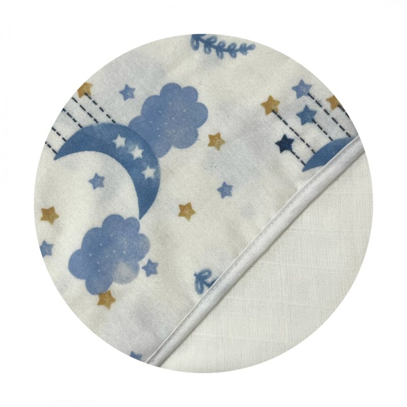 Kreis Design Prosop din muselina cu capison 80x80 cm blue
