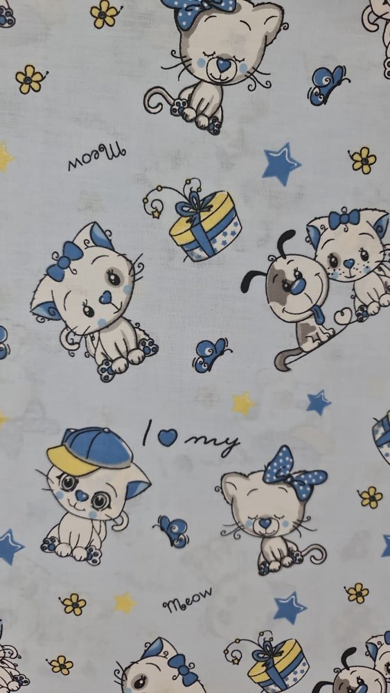 Kreis Design Saltea basic cu animalute 120604 cm blue