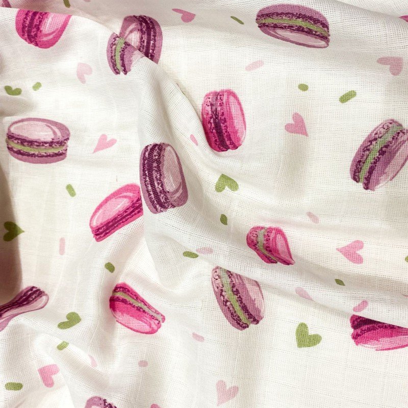 Kreis Design Set 2 cearceafuri din muselina Kreis 120x160cm macarons