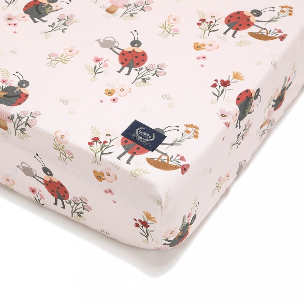 La Millou Cearsaf de pat din bumbac cu elastic Mirella S 120x60 cm
