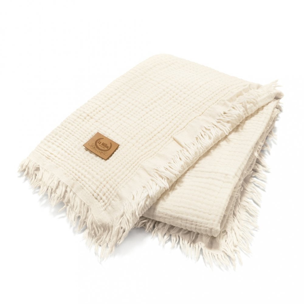 La Millou Patura din muselina Sand L 100 x 140 cm