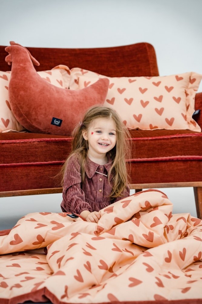 La Millou Patura pentru copii Heartbeat Pink L 110x140 cm