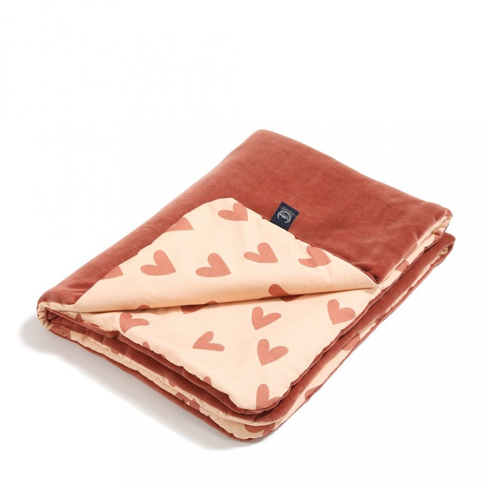 La Millou Patura pentru copii Heartbeat Pink L 110x140 cm