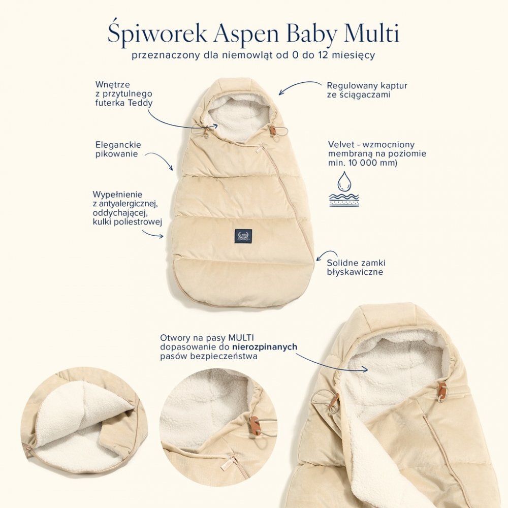 La Millou Sac de dormit pentru carucior Baby Multi Dark Grey