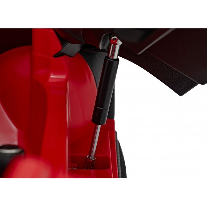 Lamborghini Masinuta electrica pentru copii Invencible rosu 140W cu telecomanda sunete lumini panou audio scaun piele si roti din spuma Eva