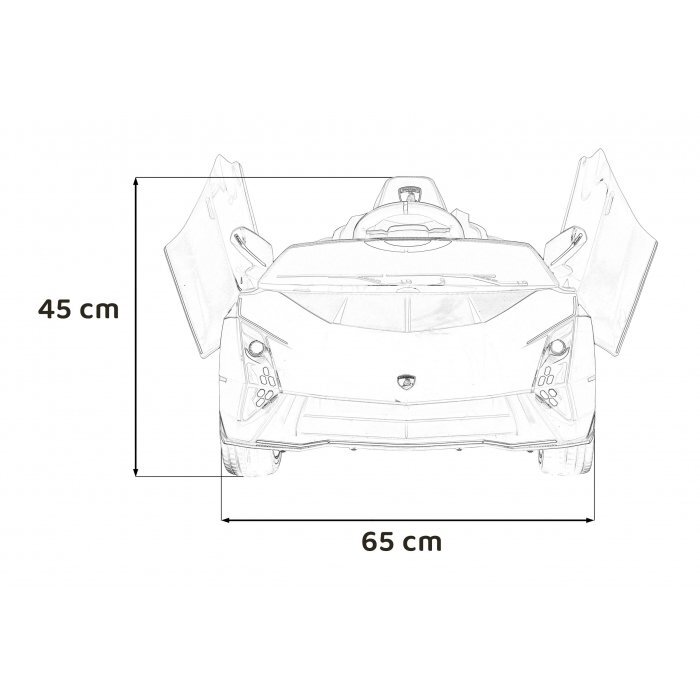 Lamborghini Masinuta electrica pentru copii Invencible roz 140W cu telecomanda sunete lumini panou audio scaun piele si roti din spuma Eva