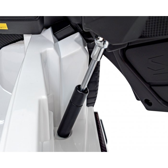 Lamborghini Masinuta electrica pentru copii Sian alb 106W cu telecomanda sunete suspensii panou audio scaun piele si roti din spuma Eva