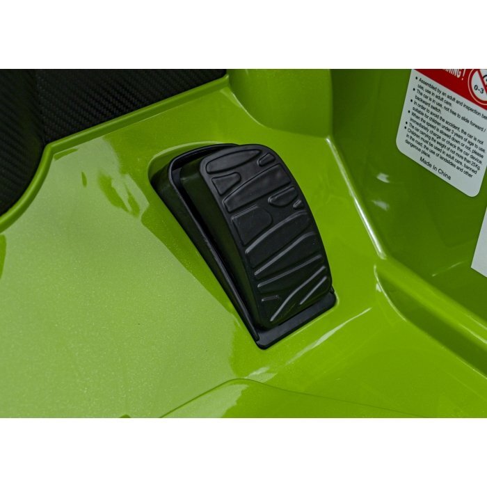 Lamborghini Masinuta electrica pentru copii Sian verde 106W cu telecomanda sunete suspensii panou audio scaun piele si roti din spuma Eva