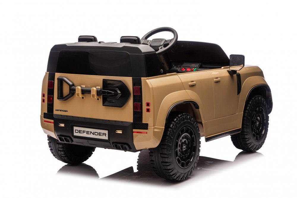 LAND ROVER Masinuta electrica pentru 2 copii Defender OCTA cu licentatelecomanda 2.4Gmotoare 2x200wacumulator 24Vdeschidere usilumini ledslow startsuspensiigreutate admisa 50 kg