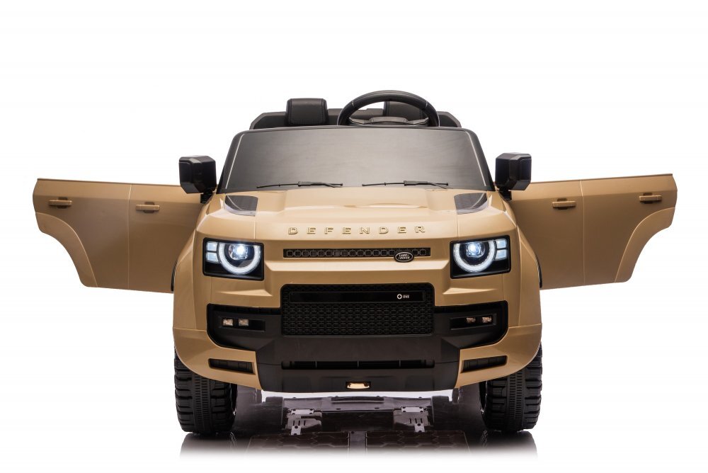 LAND ROVER Masinuta electrica pentru 2 copii Defender OCTA cu licentatelecomanda 2.4Gmotoare 2x200wacumulator 24Vdeschidere usilumini ledslow startsuspensiigreutate admisa 50 kg
