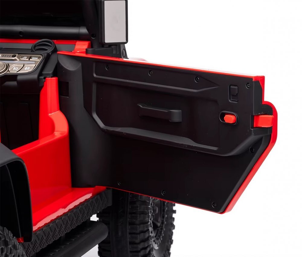 LAND ROVER Masinuta electrica pentru copii cu licenta Defender 110SVX 4x4 Concept cu Telecomanda 2.4GScaun din piele Acumulator 12V7Ah4 motoarex35wCentura de sigurantaSlow StartAfisaj baterieLumini LEDOglinzi