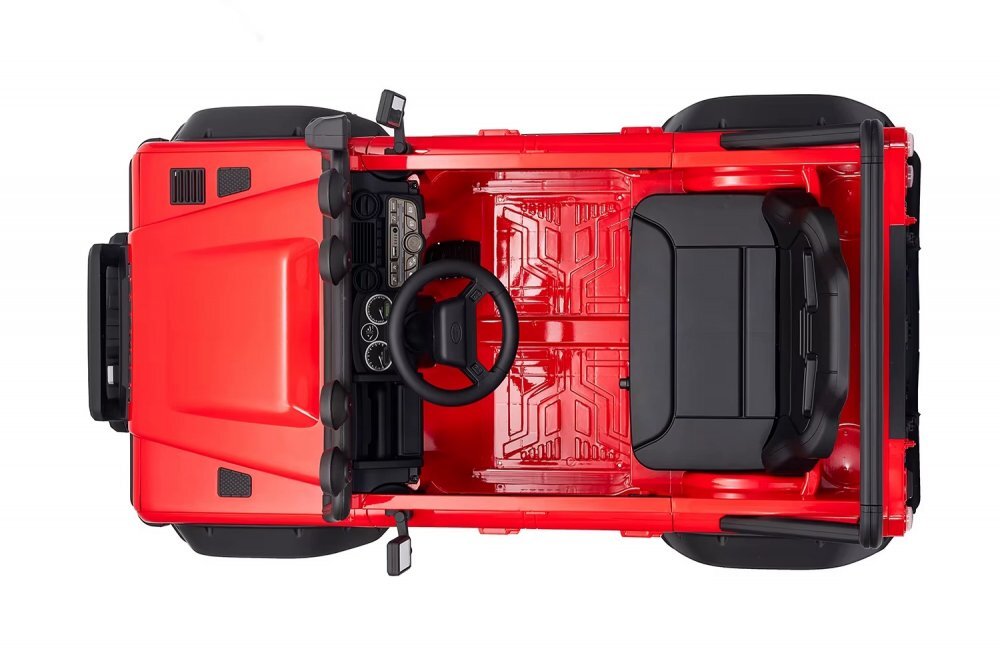 LAND ROVER Masinuta electrica pentru copii cu licenta Defender 110SVX 4x4 Concept cu Telecomanda 2.4GScaun din piele Acumulator 12V7Ah4 motoarex35wCentura de sigurantaSlow StartAfisaj baterieLumini LEDOglinzi