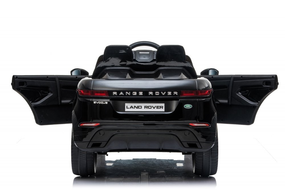 LAND ROVER Masinuta electrica pentru copii Nichiduta Range Rover Black 12V 70W cu scaun piele si roti EVA centuri siguranta mufa mp3 slot usb functie slow start telecomanda