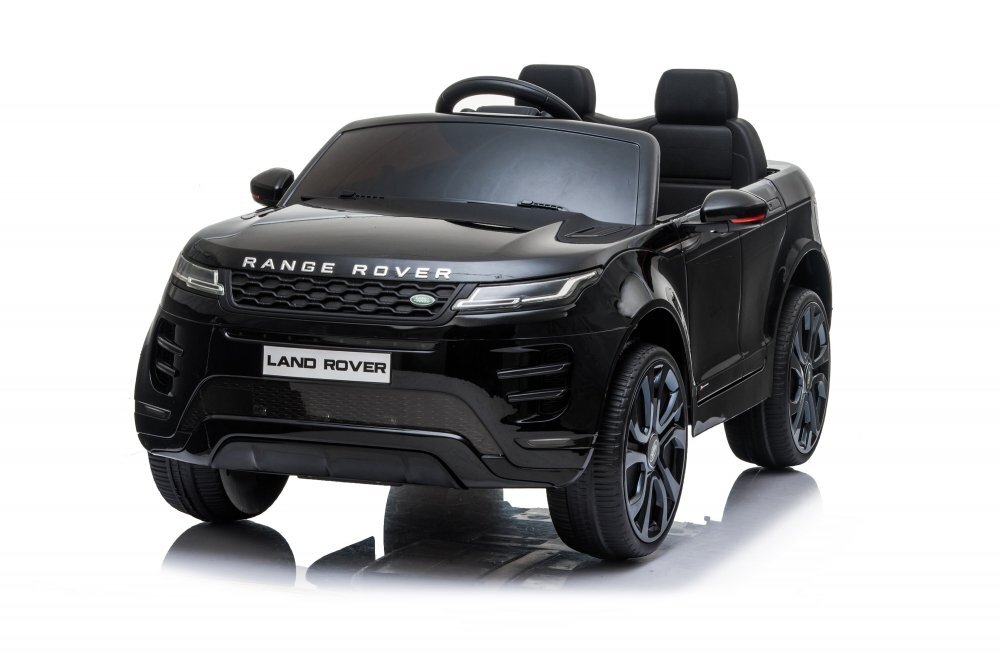 LAND ROVER Masinuta electrica pentru copii Nichiduta Range Rover Black 12V 70W cu scaun piele si roti EVA centuri siguranta mufa mp3 slot usb functie slow start telecomanda