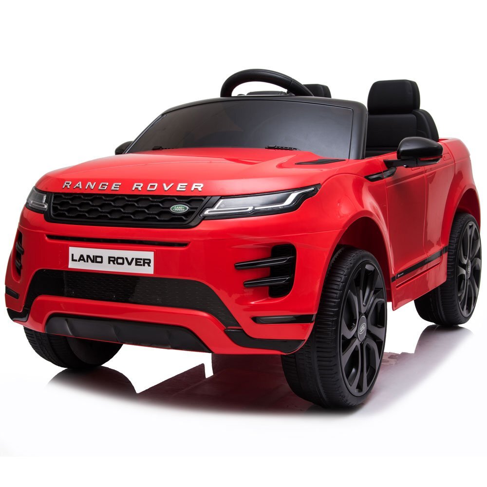 LAND ROVER Masinuta electrica pentru copii Nichiduta Range Rover Red 12V 70W cu scaun piele si roti EVA centuri siguranta mufa mp3 slot usb functie slow start telecomanda