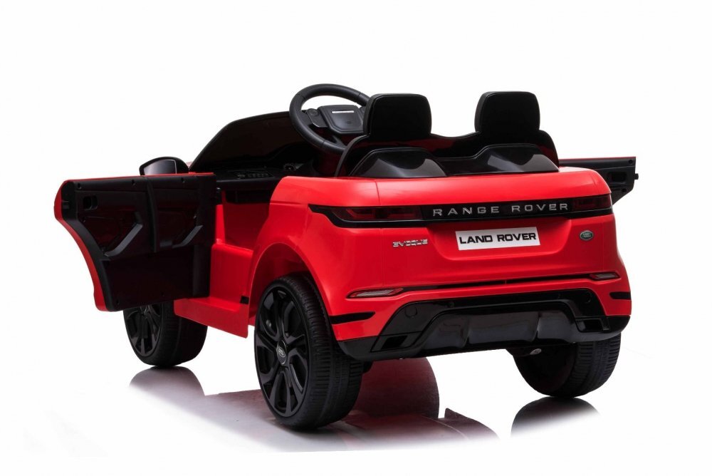 LAND ROVER Masinuta electrica pentru copii Nichiduta Range Rover Red 12V 70W cu scaun piele si roti EVA centuri siguranta mufa mp3 slot usb functie slow start telecomanda