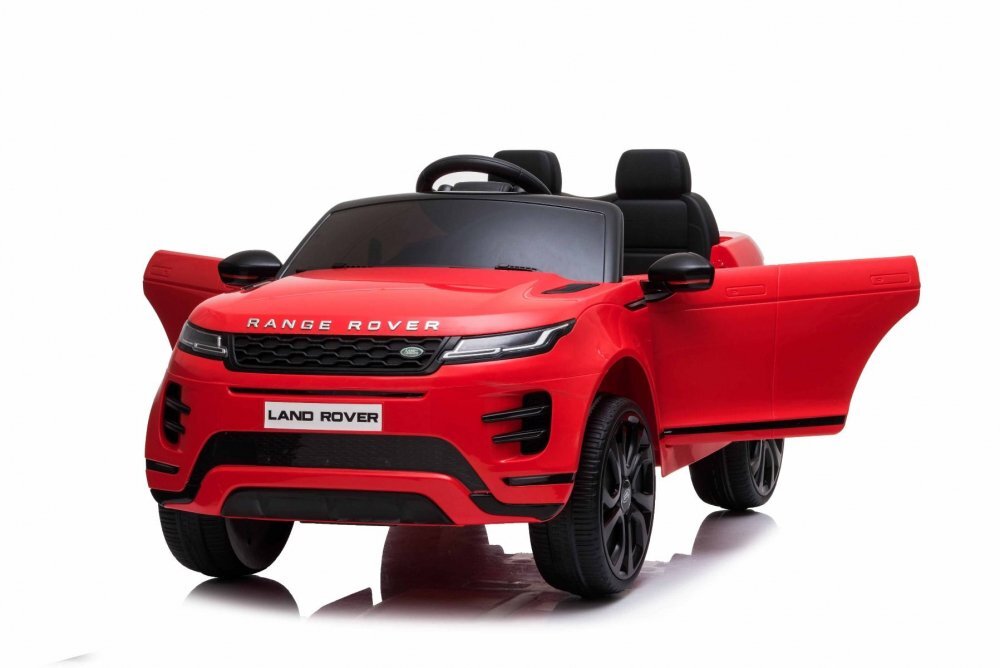 LAND ROVER Masinuta electrica pentru copii Nichiduta Range Rover Red 12V 70W cu scaun piele si roti EVA centuri siguranta mufa mp3 slot usb functie slow start telecomanda