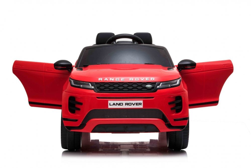 LAND ROVER Masinuta electrica pentru copii Nichiduta Range Rover Red 12V 70W cu scaun piele si roti EVA centuri siguranta mufa mp3 slot usb functie slow start telecomanda