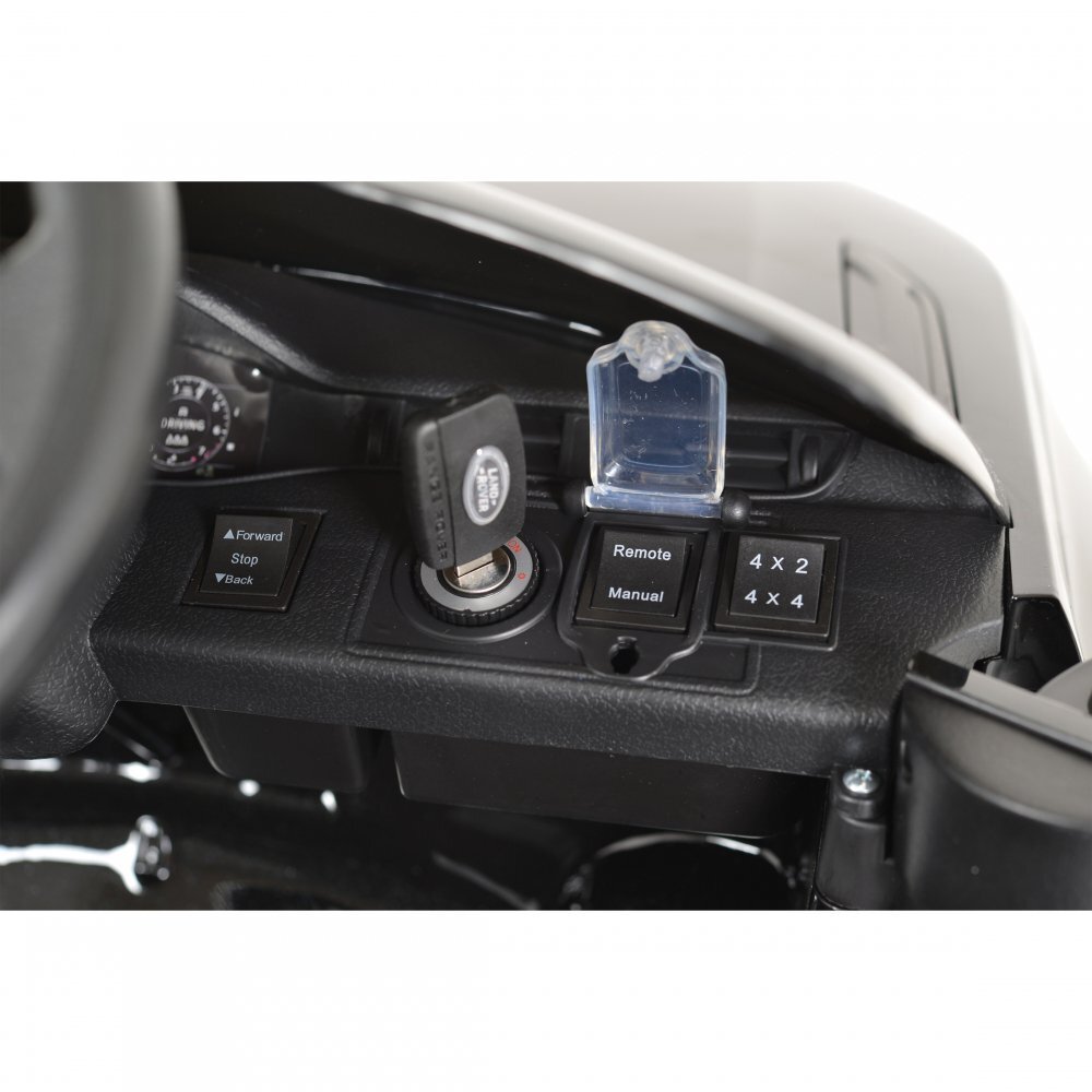 LAND ROVER Masinuta electrica pentru copii Range Rover Evoque painted Silver 70W cu echipare premium si licenta panou audio lumini deschidere usi si scaun din piele