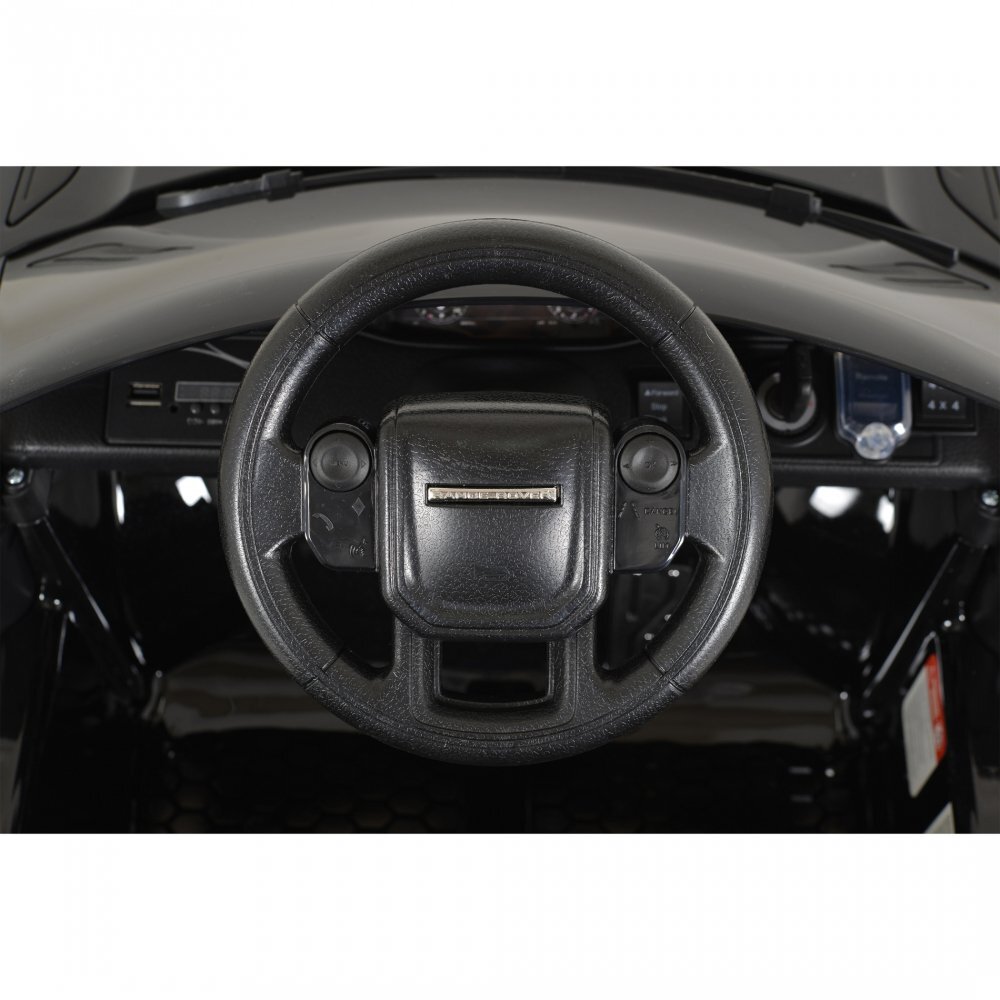 LAND ROVER Masinuta electrica pentru copii Range Rover Evoque painted Silver 70W cu echipare premium si licenta panou audio lumini deschidere usi si scaun din piele