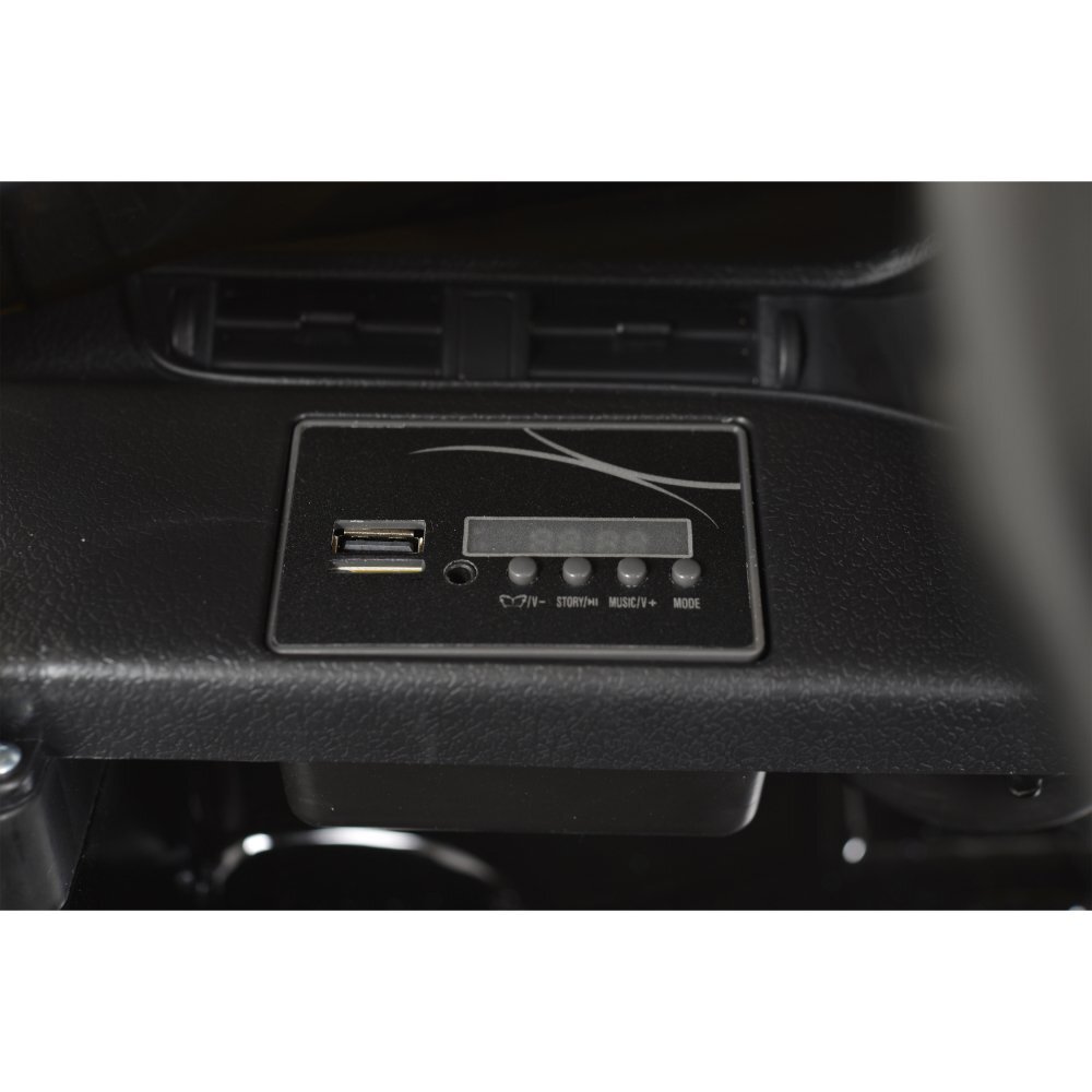 LAND ROVER Masinuta electrica pentru copii Range Rover Evoque painted Silver 70W cu echipare premium si licenta panou audio lumini deschidere usi si scaun din piele