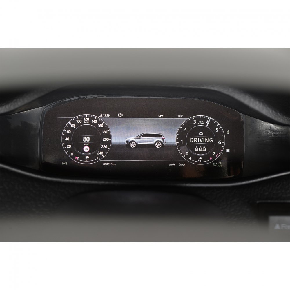 LAND ROVER Masinuta electrica pentru copii Range Rover Evoque painted Silver 70W cu echipare premium si licenta panou audio lumini deschidere usi si scaun din piele
