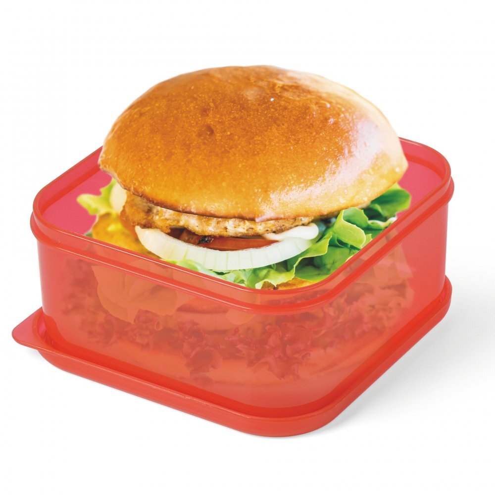 Lebez Set 4 caserole pranz din tritan transparent