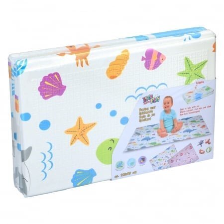 Let's Play Salteluta de joaca pliabila Let s Play animale marine 120 x 90 cm