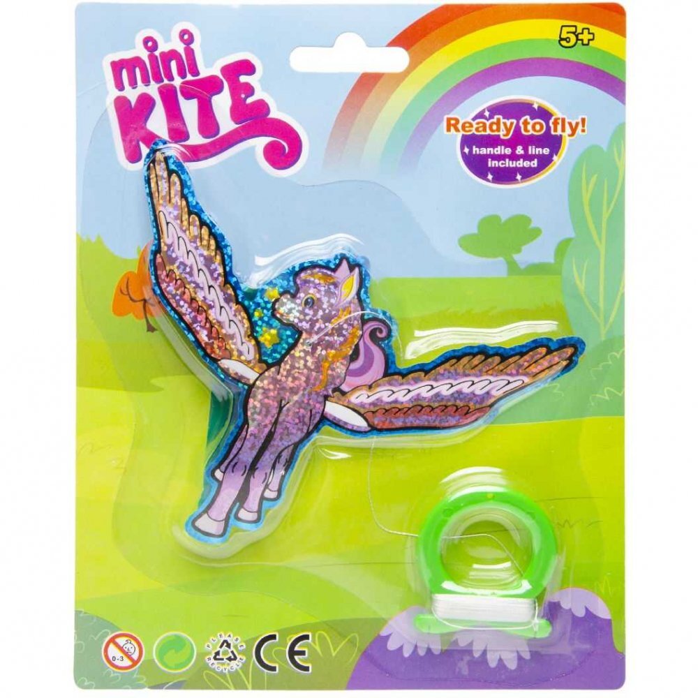 LG Imports Mini Zmeu lungime 10 cm Unicorn mov