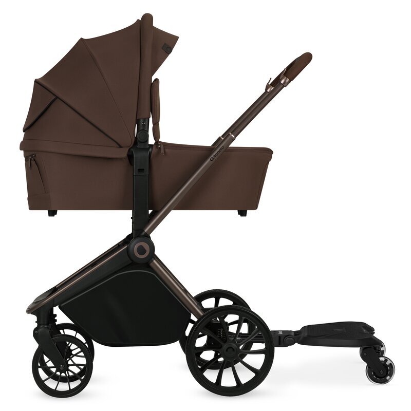 Lionelo Adaptor universal carucior pentru al doilea copil Buggy Board Negru 2 in 1 3 pozitii reglare sezut pe inaltime platforma antiderapanta roti cu lumini colorate sustine 25 kg