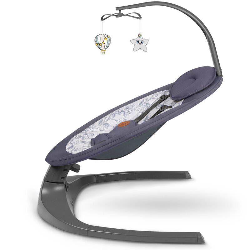 Lionelo Balansoar si sezlong Ralf 2 in 1 electric cu telecomanda si cablu USB GriAlb
