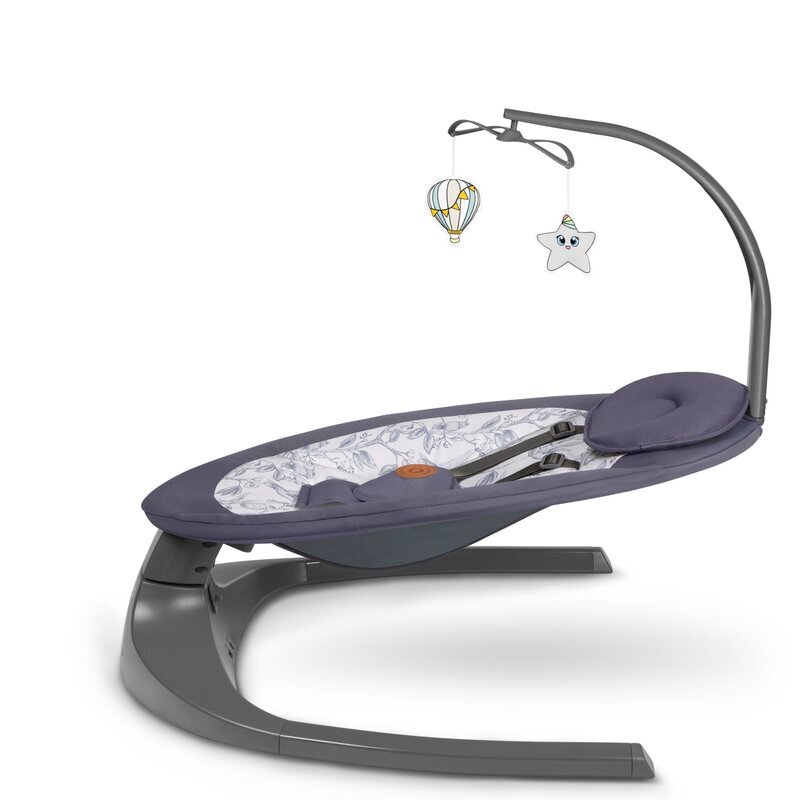Lionelo Balansoar si sezlong Ralf 2 in 1 electric cu telecomanda si cablu USB GriAlb