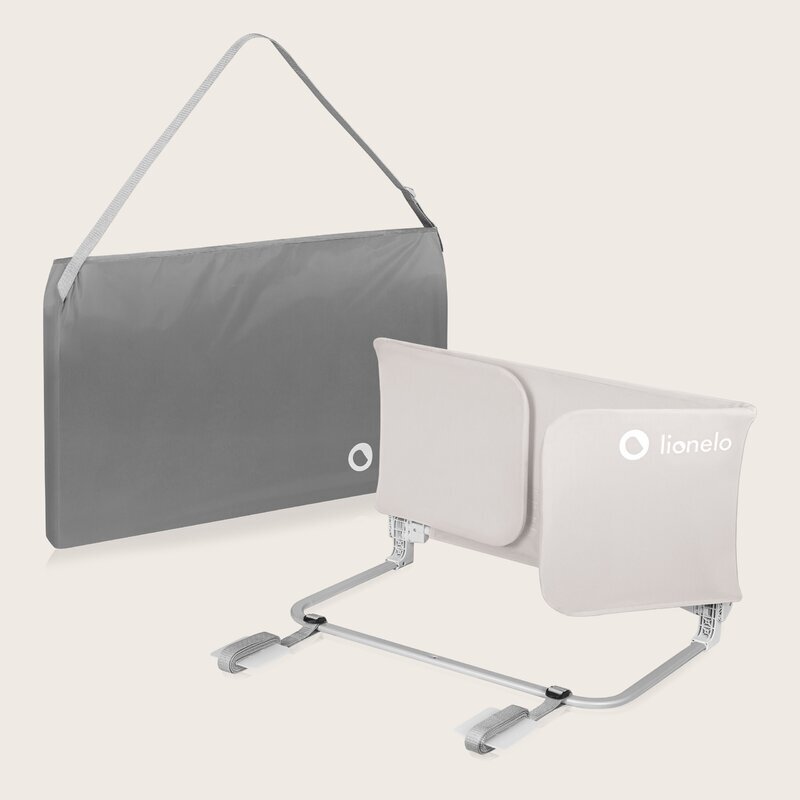 Lionelo Bariera de protectie pentru pat Lora XL 150x46 cm bej