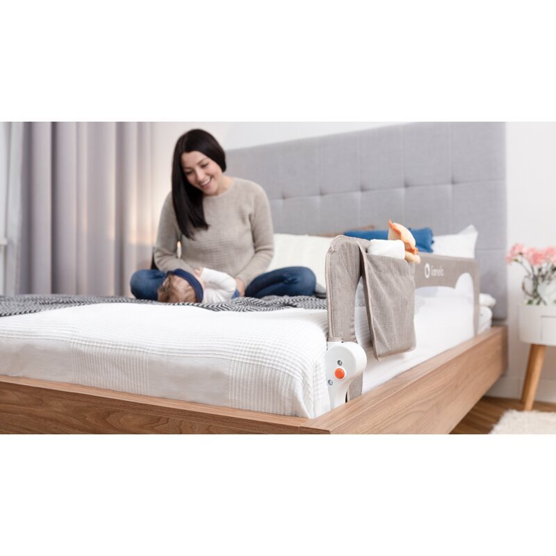 Lionelo Bariera protectie pat Eva 150x35 cm gri