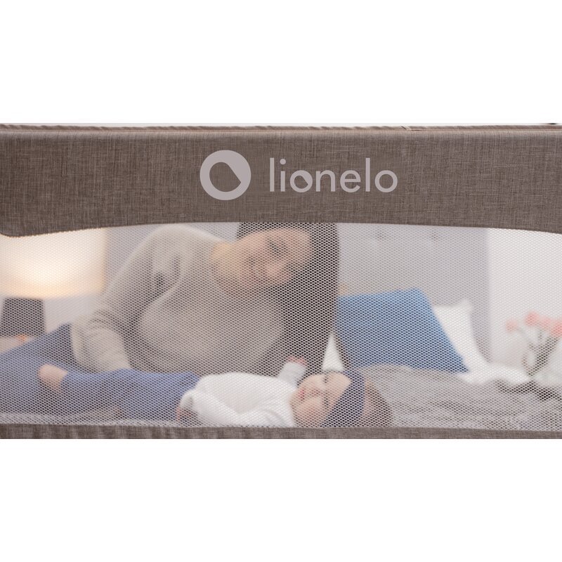 Lionelo Bariera protectie pat Eva 150x35 cm gri