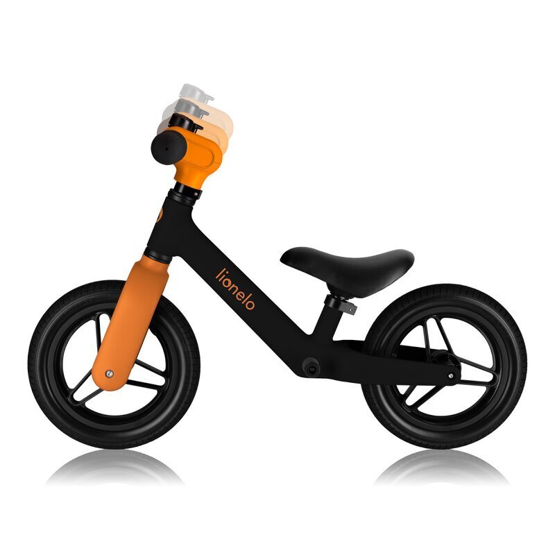 Lionelo Bicicleta fara pedale Toni Portocaliu cu ghidon si sa reglabile ultra usoara 2.8 Kg 18 luni+ sustine 30 kg conform cu standardul EN71-123 certificata TUV SUD