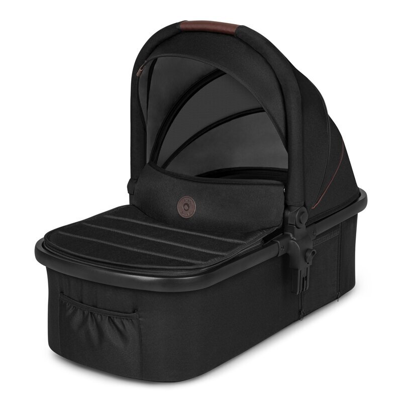 Lionelo Carucior 2 in 1 Amber Cadru aluminiu Cu landou intarit si salteluta moale Reversibil Maner ajustabil Huse pentru picioare ploaie Plasa de tantari Geanta parinti Sarcina maxima 22 kg Standard de siguranta EN18