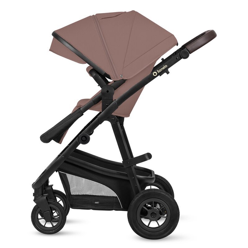 Lionelo Carucior 3 in 1 Bianka Bej Taupe transformabil cadru aluminiu landou si salteluta moale multiple accesorii sustine 22 kg 0 luni+ EN14662014+AC2015 EN1888