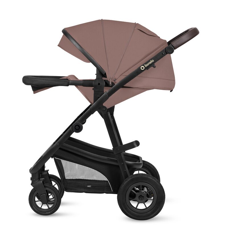Lionelo Carucior 3 in 1 Bianka Bej Taupe transformabil cadru aluminiu landou si salteluta moale multiple accesorii sustine 22 kg 0 luni+ EN14662014+AC2015 EN1888