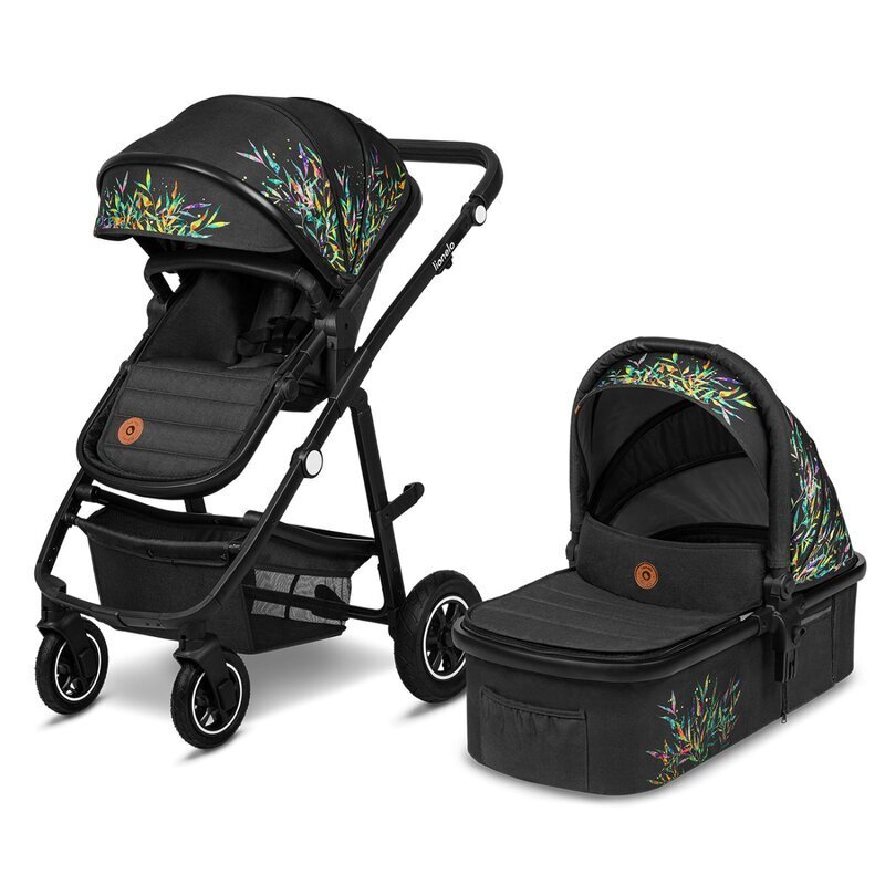 Lionelo Carucior Amber Dreamin 2 in 1 Editie limitata Dreamin Cadru aluminiu Cu landou intarit si salteluta moale Reversibil Maner ajustabil Huse pentru picioare ploaie Plasa de tantari Geanta parinti Sarcina maxima 22 kg Standard de siguranta