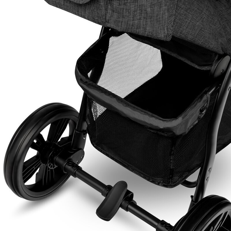 Lionelo Carucior pentru copii Annet Plus Gri Caramel cu accesorii si capotina XXL reglabila 0-22 kg conform cu standardele europene de securitate