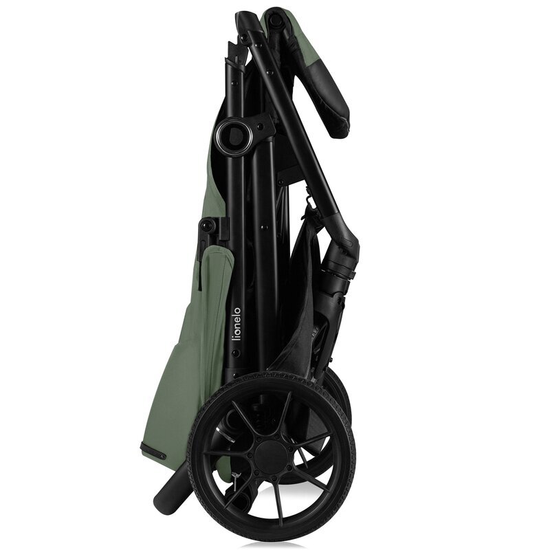 Lionelo Carucior pentru copii Iva Verde sport sustine 22 kg spatar reglabil suspensii maner ajustabil